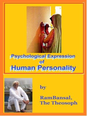 cover image of Psychological Expression of Human Personality